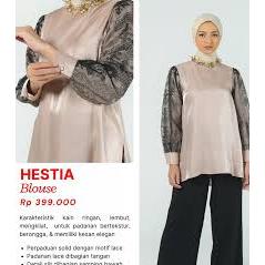 HESTIA BLOUSE ZOYA EDISI TERBARU 2024 BROWN
