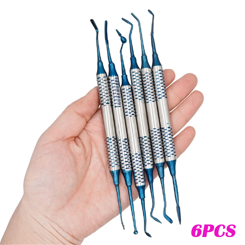 COMPOSITE SPATULA FILLING CARVING PREMIUM TEFLON ANTI LENGKET INSTRUMETS SET