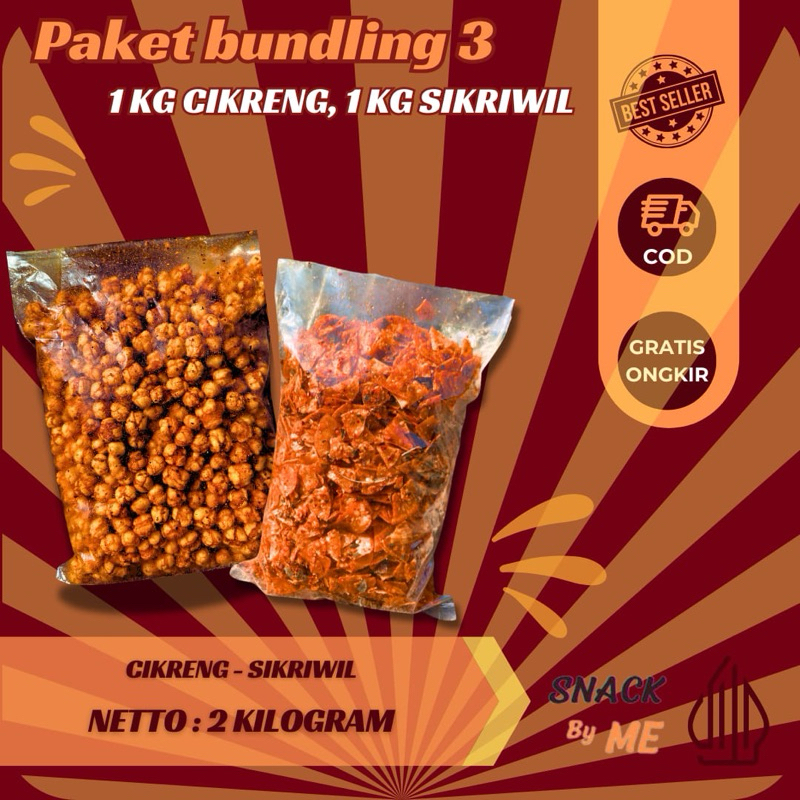 

PAKET BUNDLING 3 [ cikreng1kg, sikriwil 1kg]
