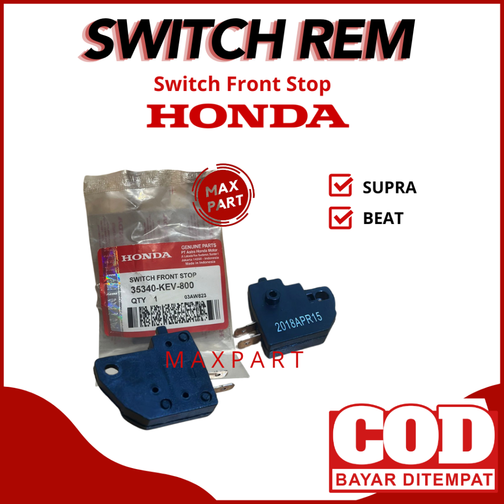 SWITCH REM DEPAN BEAT FI BEAT ESP SUPRA VARIO 125 VARIO 150 KEV