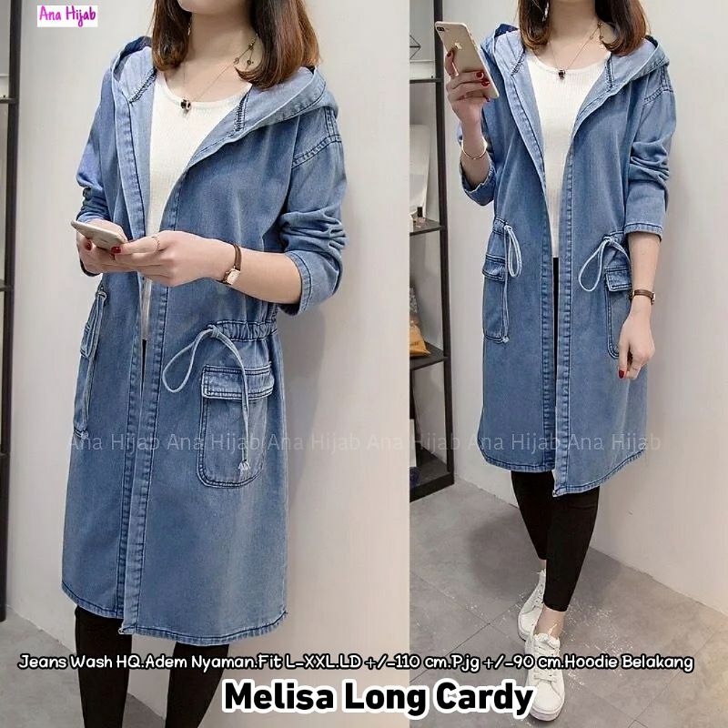 Melisa Long Cardy || Jeans wash LD 110