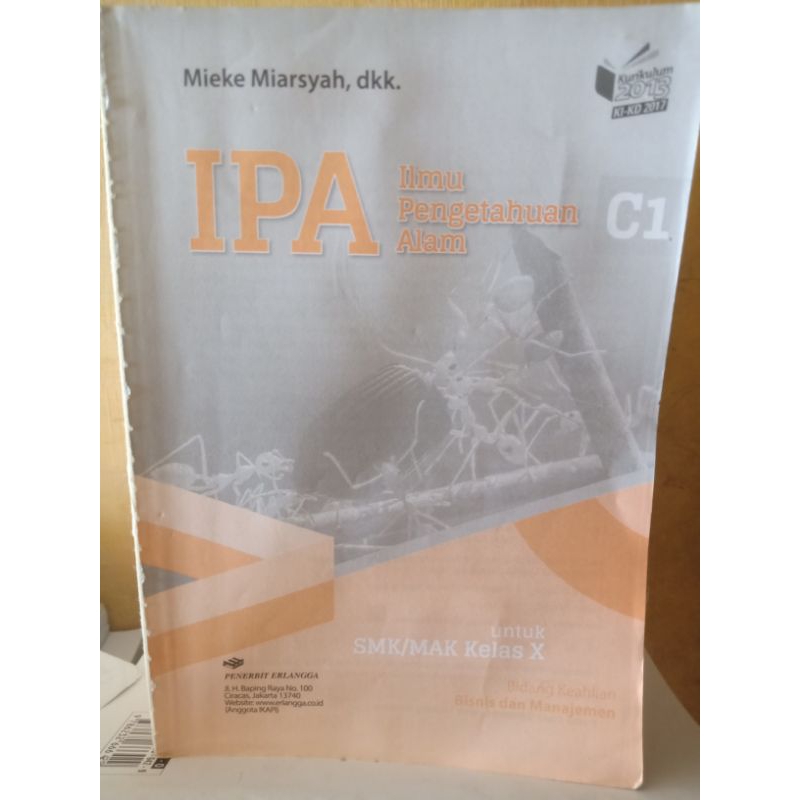 IPA Kelas 10/1 smk erlangga