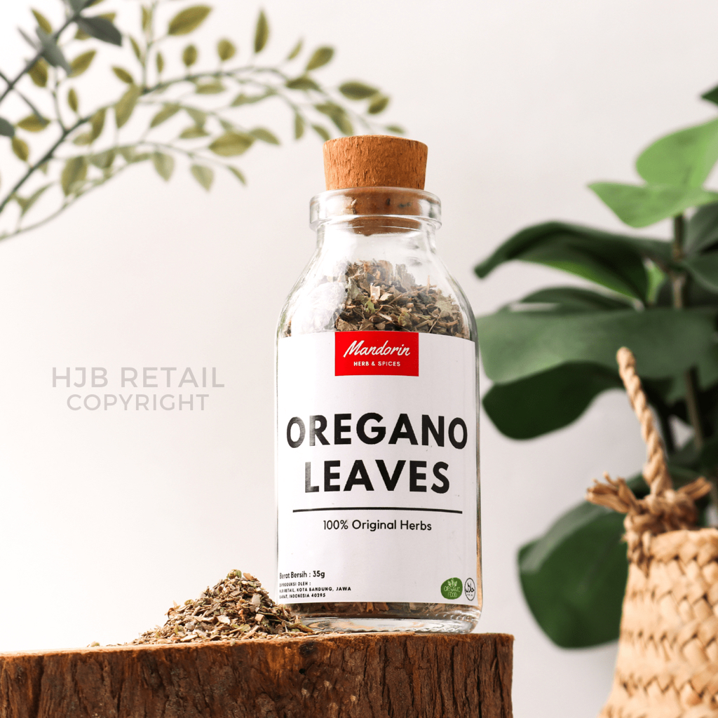 

MANDORIN Oregano Bubuk Kering (Turkey) / Daun Oregano Kering / Bumbu Rempah Kualitas Premium