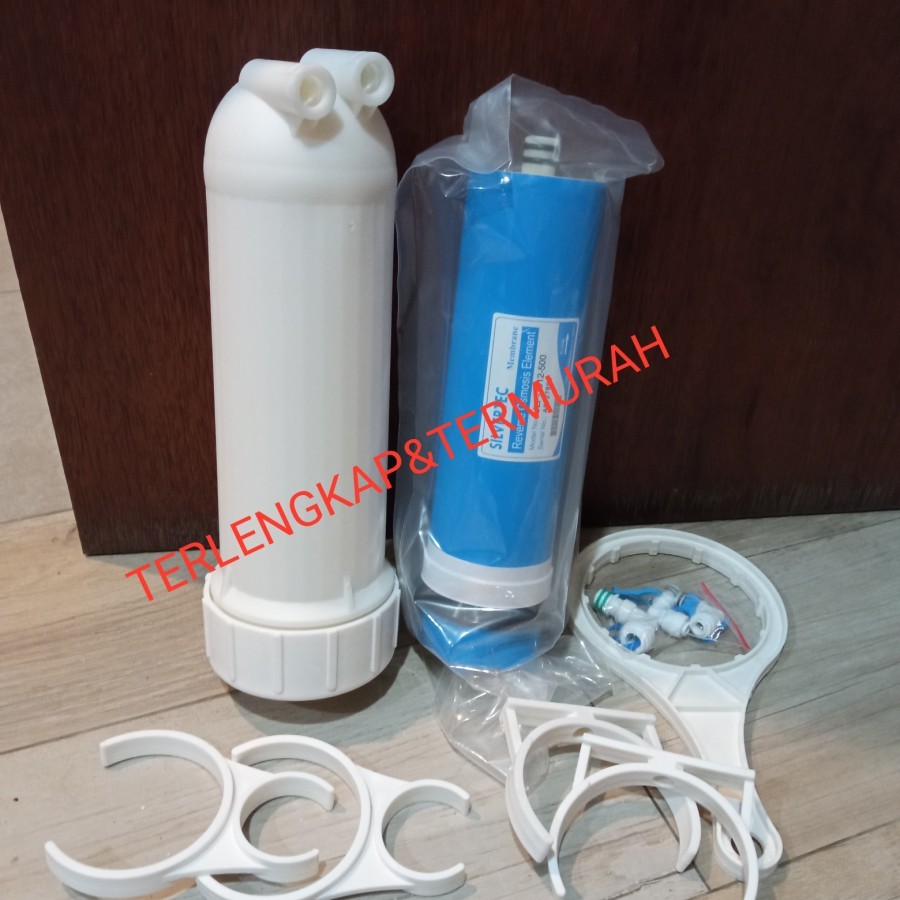 PAKET Housing Membran RO + Membran RO 3012 - 500 GPD - COMPLETE SET