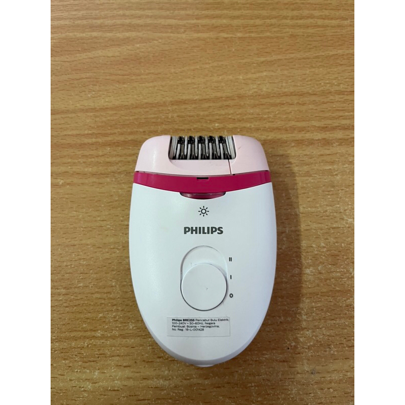 Philips satinelle essential epilator BRE 255 pencukur bulu wanita preloved