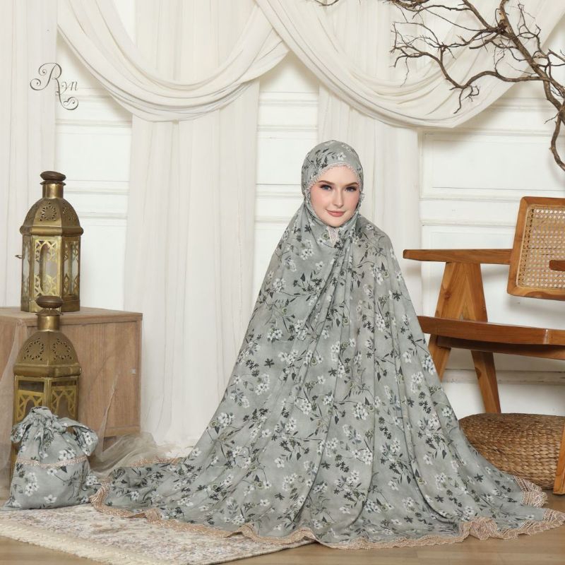 Shabira Mukena Premium Terbaru 2024 Original By Ryn Rayyan Series Mukenah Motif Dewasa Jumbo Katun R