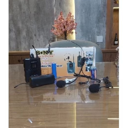 Mic jepit SONY ES-22 single mic wireless microphone