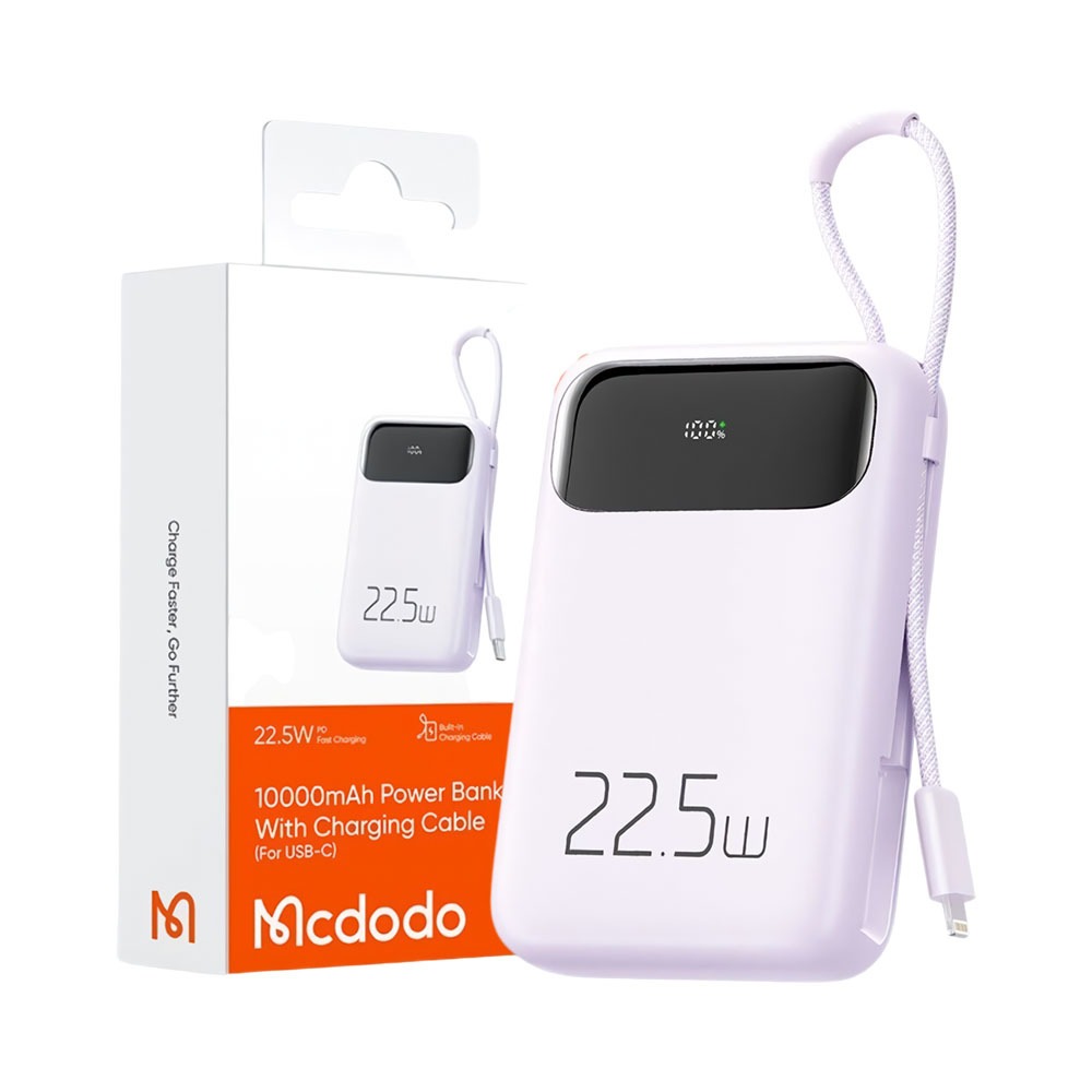 MCDODO MC-325 POWERBANK 10.000MAH PB USB-A +USB TYPE C 22,5W