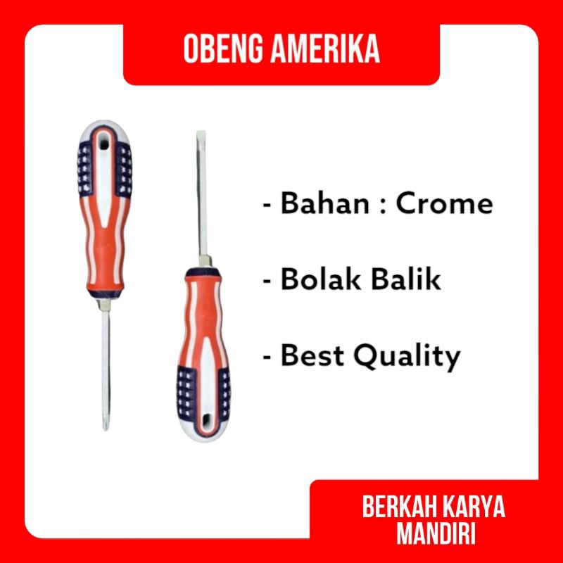Obeng Bolak Balik Model Amerika Original