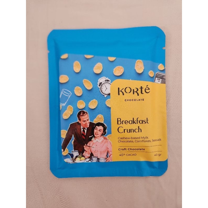 

korte chocolate breakfast crunch 45% cacao