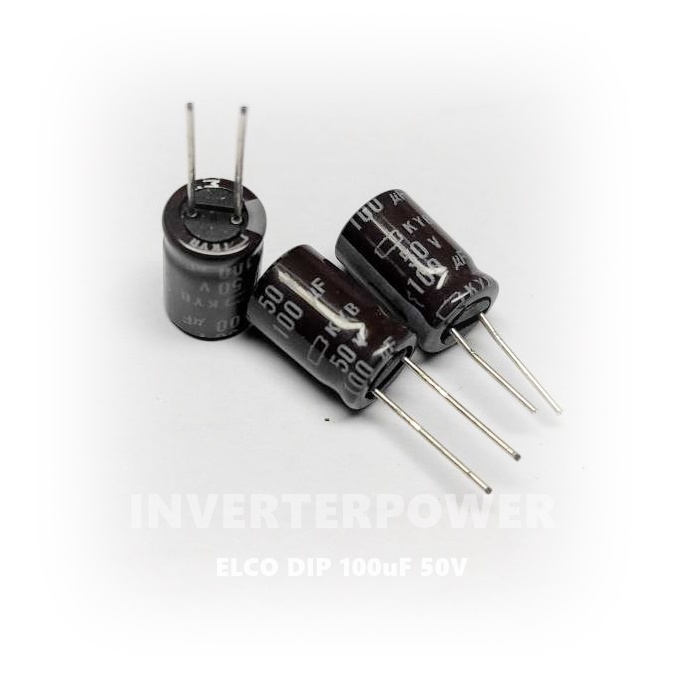 Elco 100uf 50v 100 uf 50 v 100UF 50V 100 UF 50 V 100uf50v elko ELCO