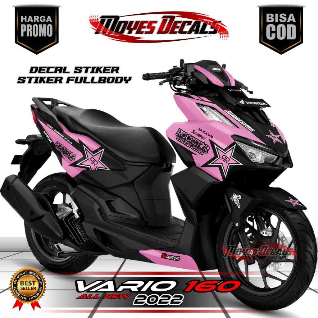 Decal Motor Vario 160 - Stiker Motor Vario 160 Fullbody Premium - Variasi Motor Honda Vario 160 2022