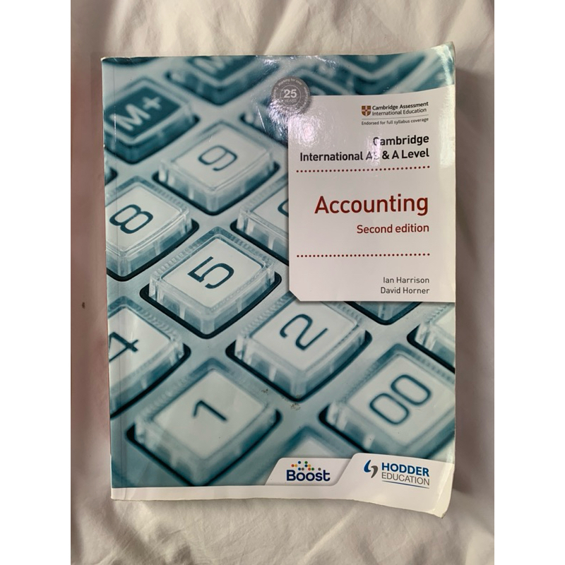 Cambridge International As & A level Accounting Second edition (preloved)