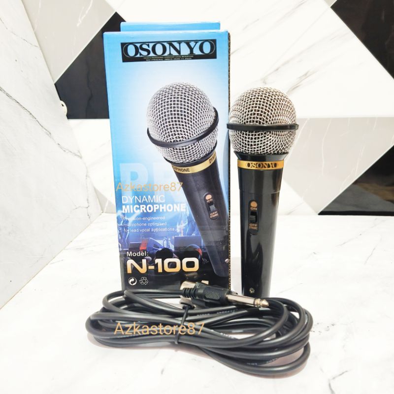 mic osonyo N 100 mic kabel microphone karaoke kabel panjang suara jernih
