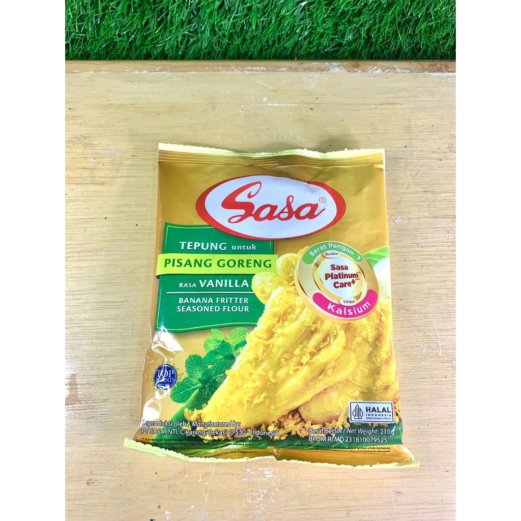 

Sasa Tepung Pisang Goreng rasa Vanilla 210gr