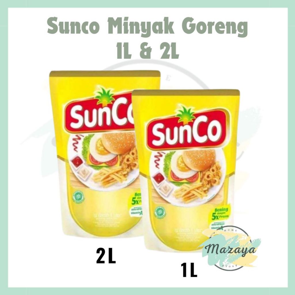 

MINYAK GORENG SUNCO 1 L | 2L - MAZAYA HOMESTORE