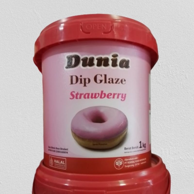 

Dunia Dip Glaze Strawberry 1kg