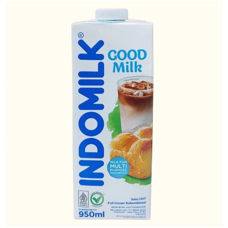

INDOMILK UHT FULL CREAM 950Lt - SUSU