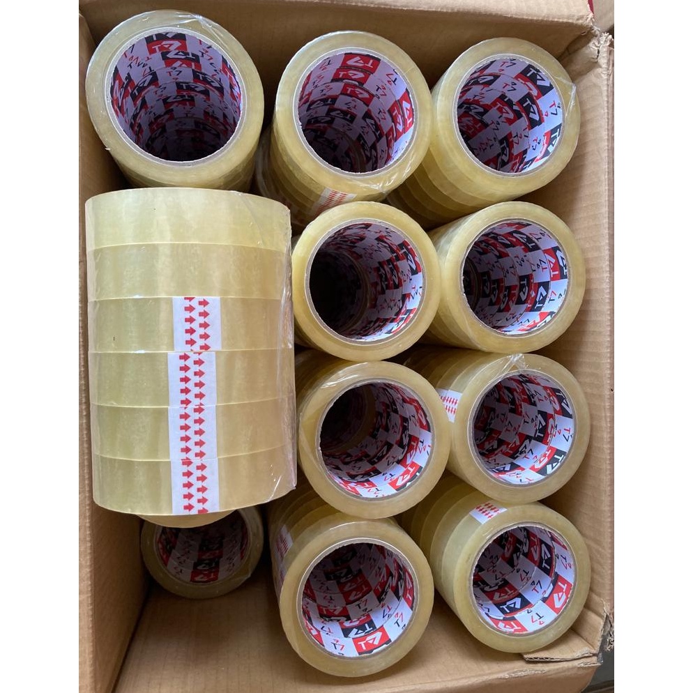 

isolasi selotip bening 24mm x 1 yard 1 dus t7 KODE X2W3