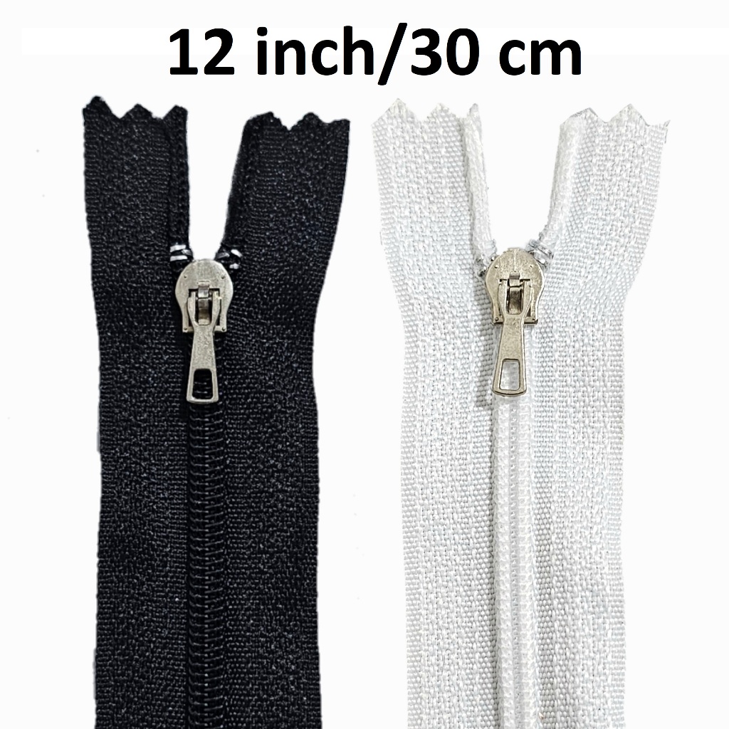 Resleting Celana Biasa SJ 12 inch/30 cm @10 Lusin Resleting Nusantara Resleting Rok