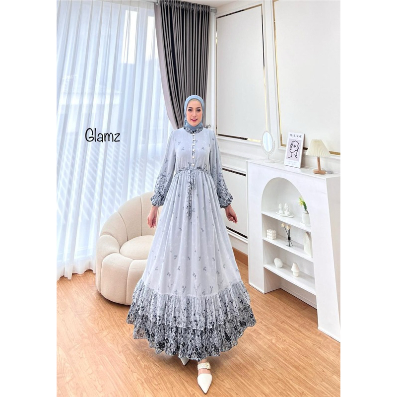 Humaira99 Gamis syari Maxi dress terkini best seller Maxi dress Aulia Vol 11