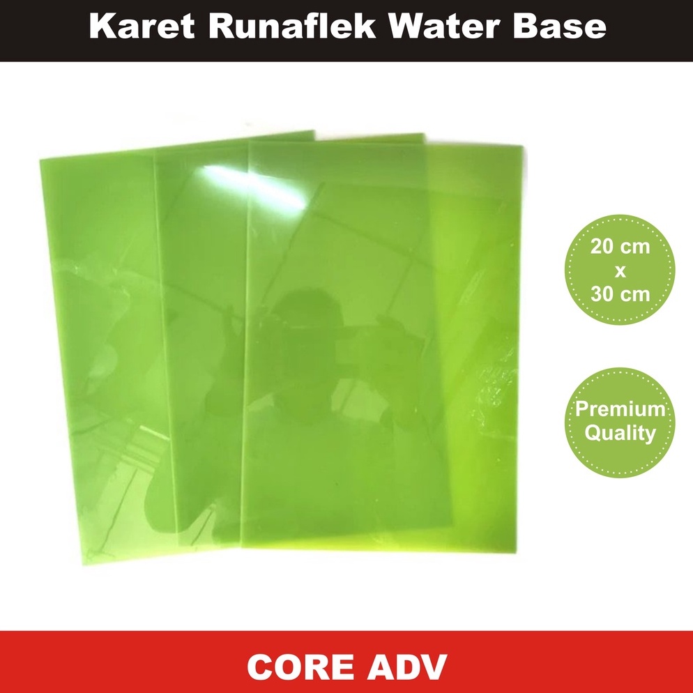 

KODE R3R6 Karet Stempel Runaflek Basis Air
