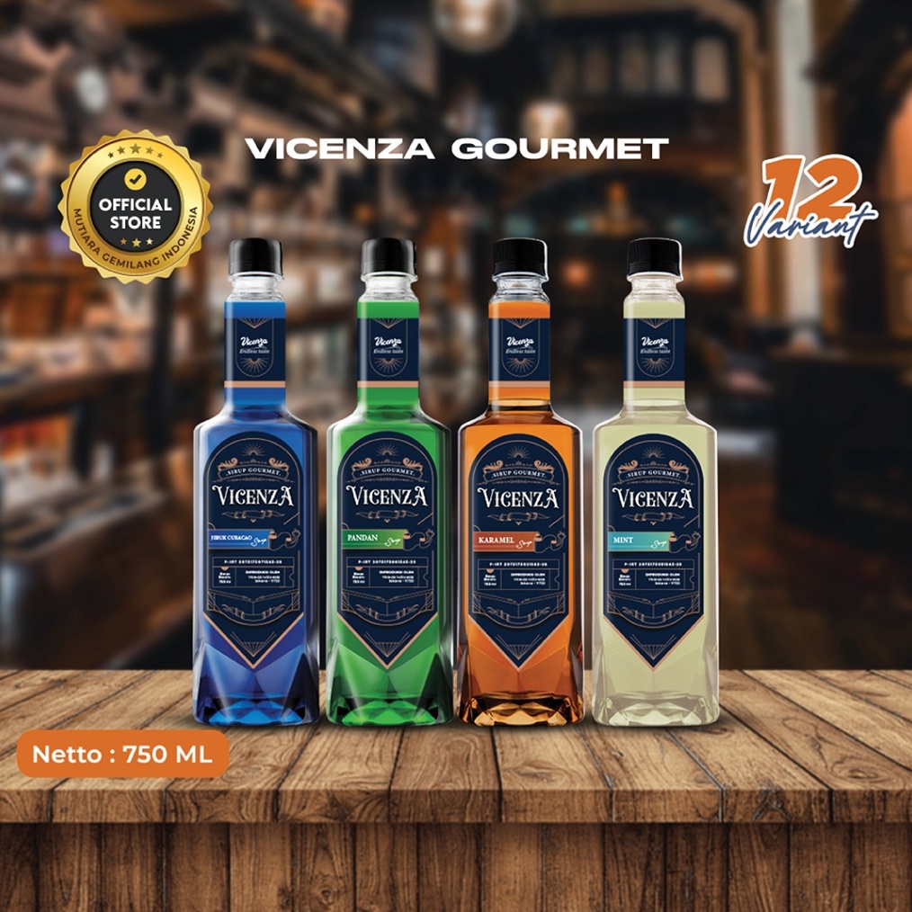 

PROMO AWAL TAHUN Vicenza Gourmet Syrup Sirup Import Minuman Taiwan 75ml 1ml