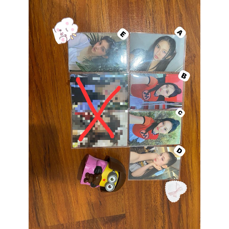 PHOTOCARD OFFICIAL NEWJEANS LINE FRIENDS 