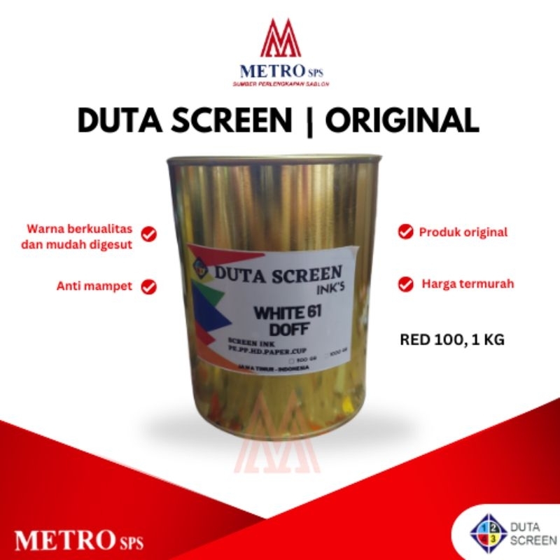 

Duta Screen Ink's White Doff Polymate