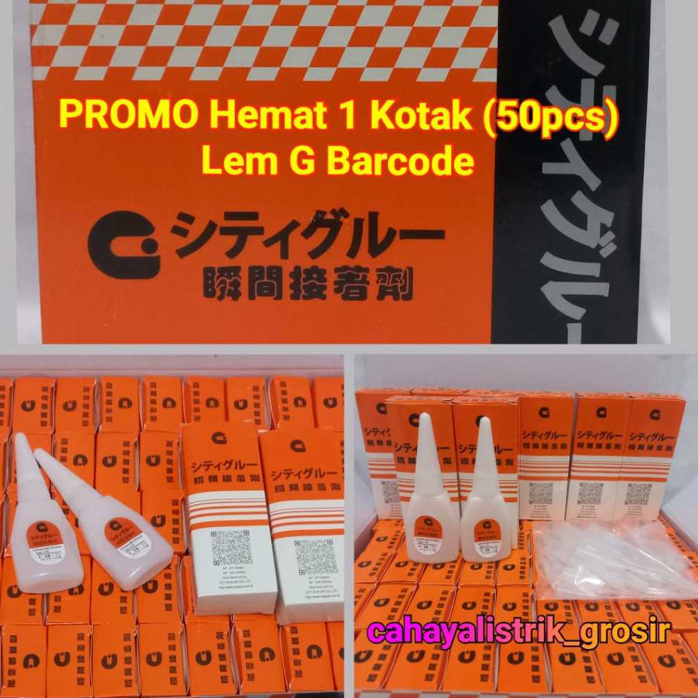 

Lem G PROMO Hemat 1 Kotak 5 pcs Lem G BarcodeLem SerbagunaLem Korea e C2X2