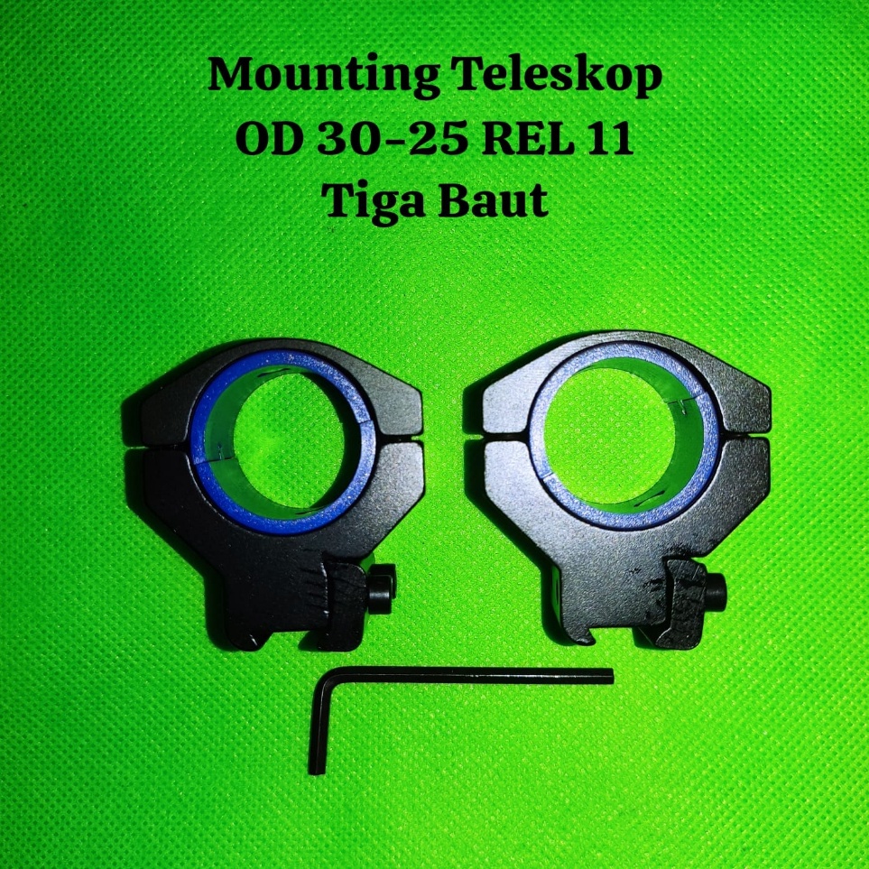 KODE N89J Mounting 3 baut od 325 rel 11 pendek mounting teleskop