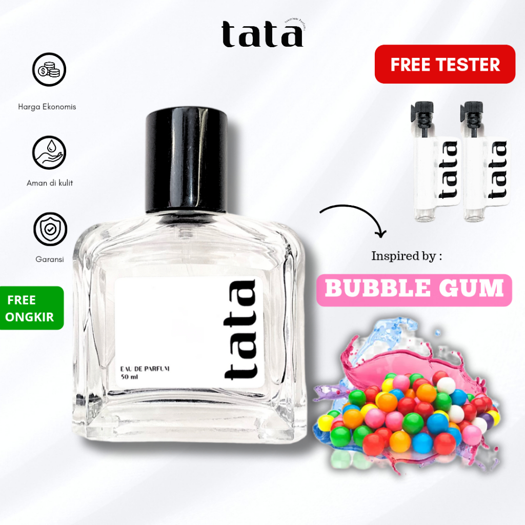 Parfum Wanita Pria Tahan Lama Bubblegum Parpum Permen Karet