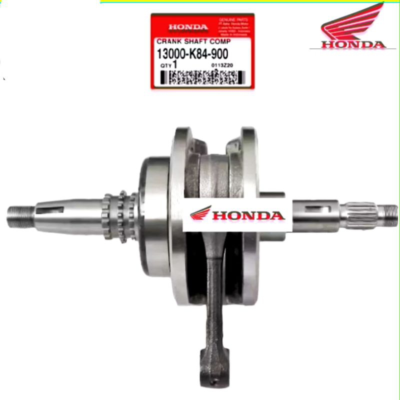 13000K84900 askruk kruk as crankshaft comp bandul CRF 150 original ahm