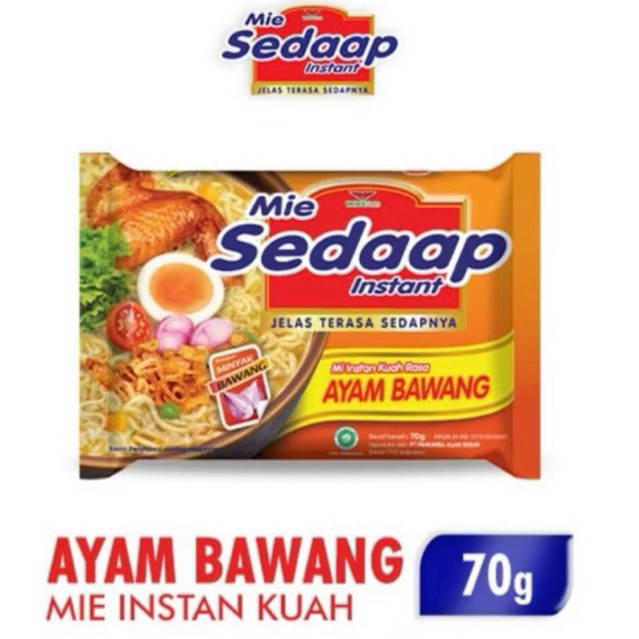 

Sedaap Ayam Bawang Mie Instan Kuah 1Pcs