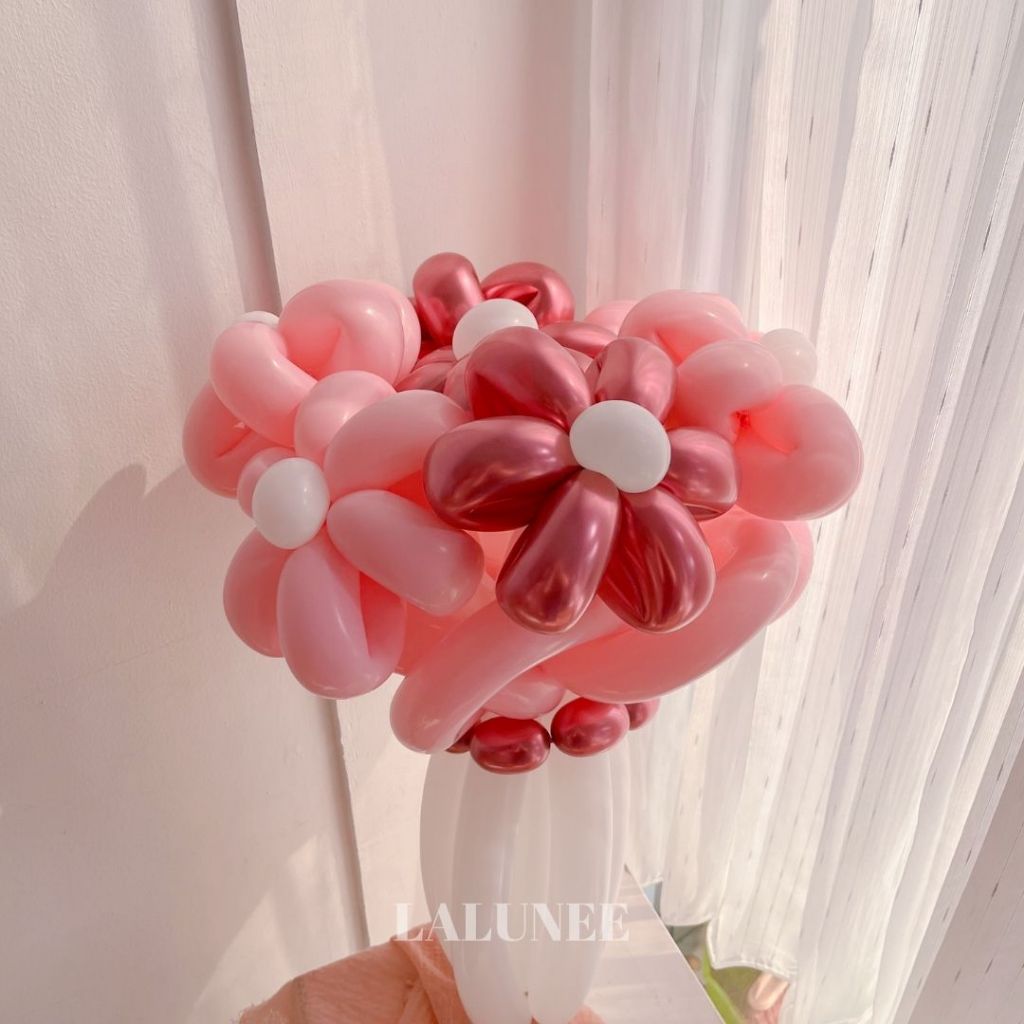 Buket Bunga Balon Flower Balloon Twist Bouquet Lucu Murah Buket Wisuda Ulang Tahun
