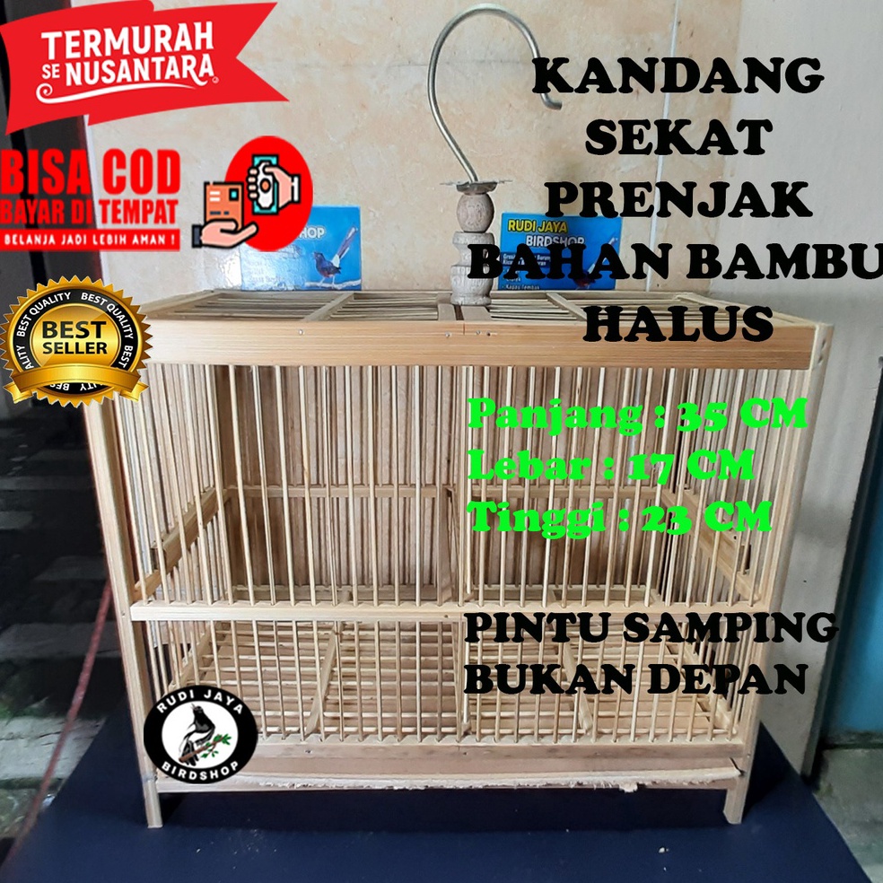 KODE L16B KANDANG SEKAT PRENJAK SANGKAR SEKAT BURUNG SIRPU CEMPLIR SIRTU CIPOH PRENJAK BAHAN BAMBU K