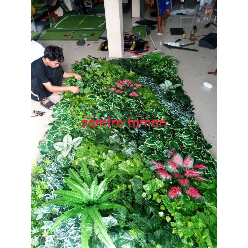 promo.. vertical sintetis - vertical garden artificial sintetis