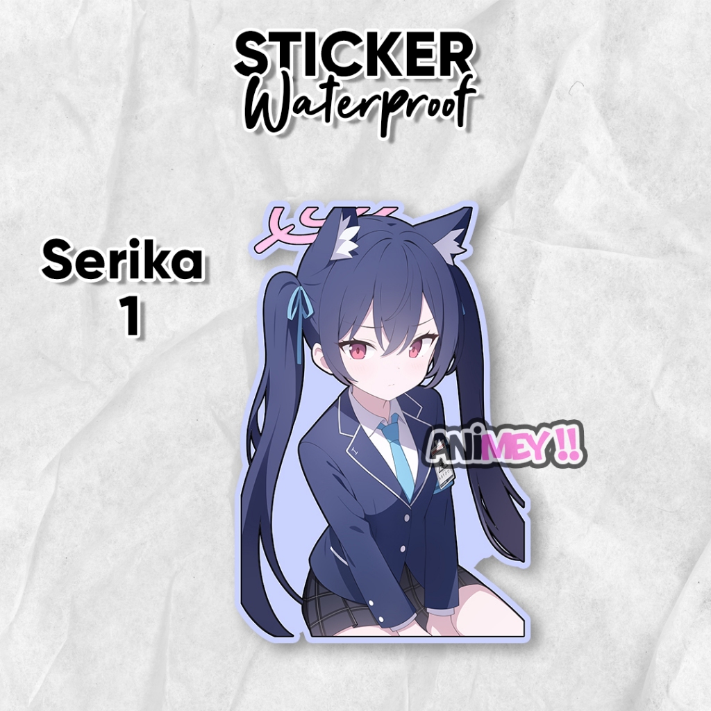 

Stiker Serika Kuromi Blue Archive / Sticker Anime Waterproof