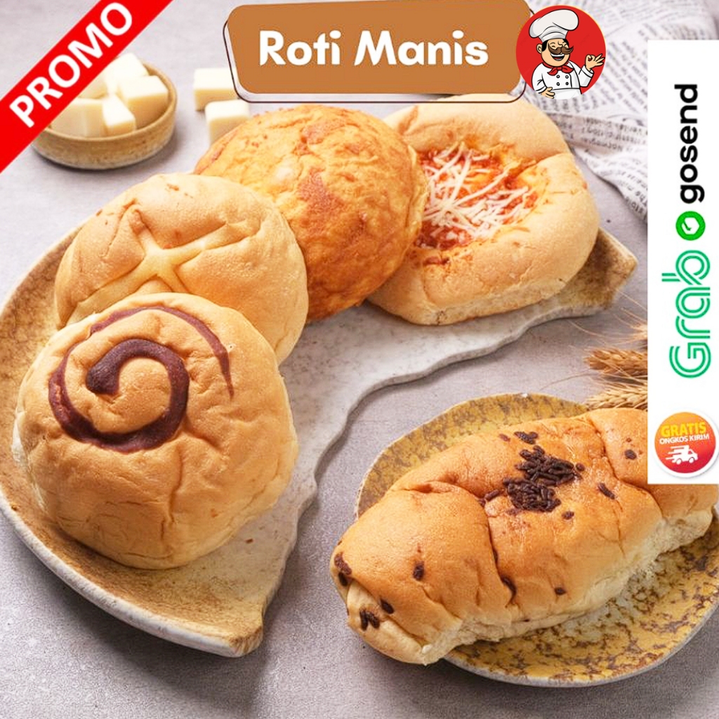 

Pelni Bakery Roti Manis / Roti Kopi / Roti Pizza / Roti Coklat Rotinya Tangerang