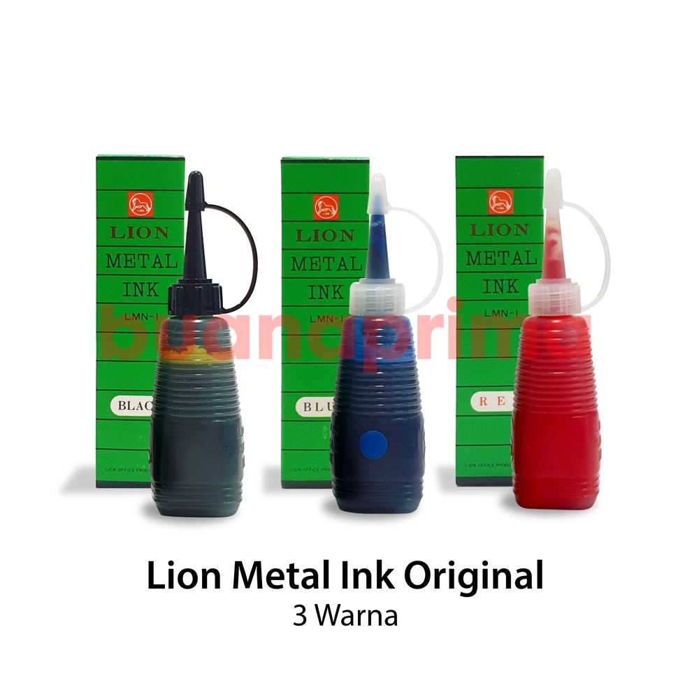 

KODE U9X9 Lion Metal Ink Tinta Numbering Machine Merah Hitam Biru