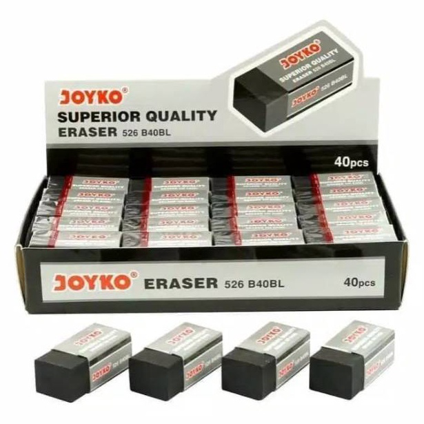 

KODE D3I6 Penghapus JOYKO Hitam Putih 4pc