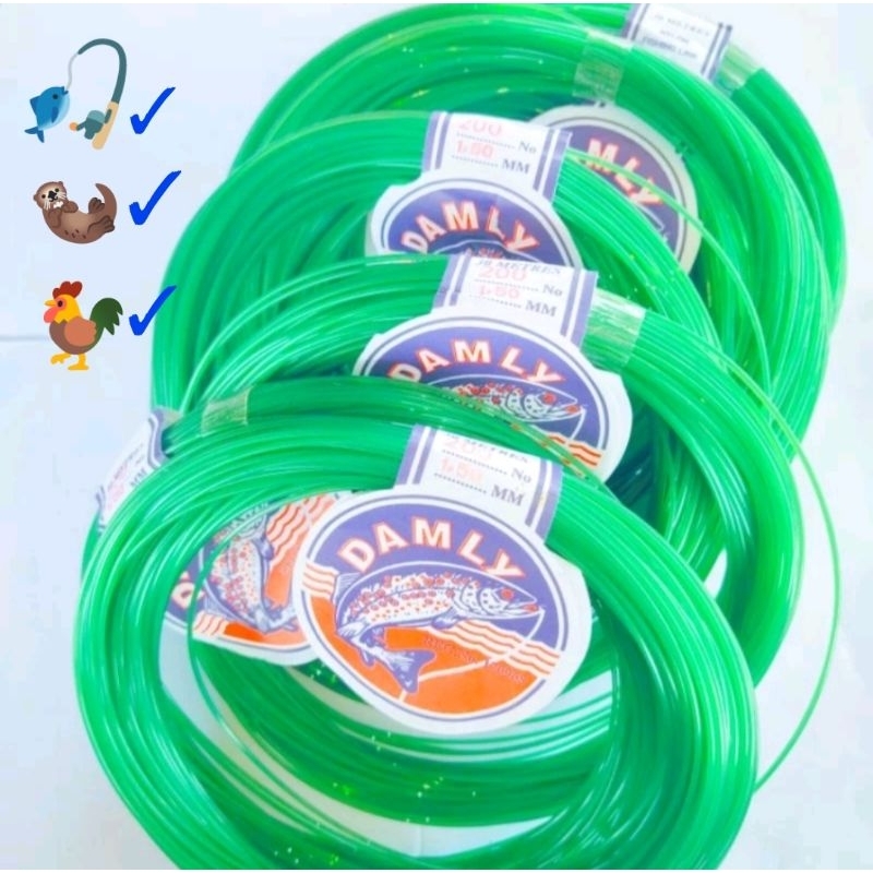 SENAR DAMLY 80LBS=0.95mm, 60LBS=0.80MM/30 METER