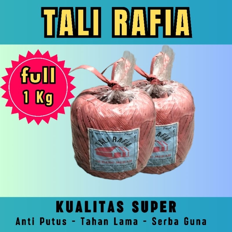 

Tali Rafia Pink 1 Kilo Full