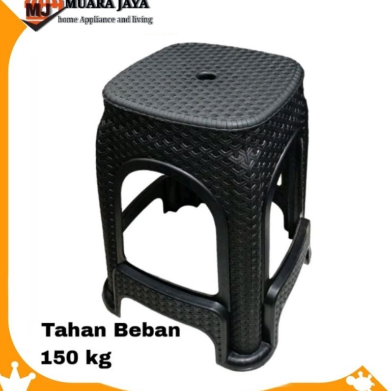 Top Produk Kursi BasoKursi plastik motif rotan kuat beban sd 15kgBangku Bakso