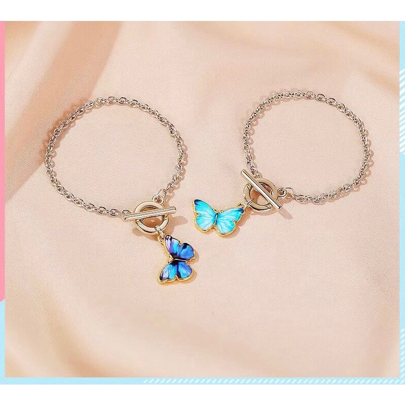 TRENDING  gelang kupu kupu gelang motif kupu kupu butterfly gelang korea gelang fashion
