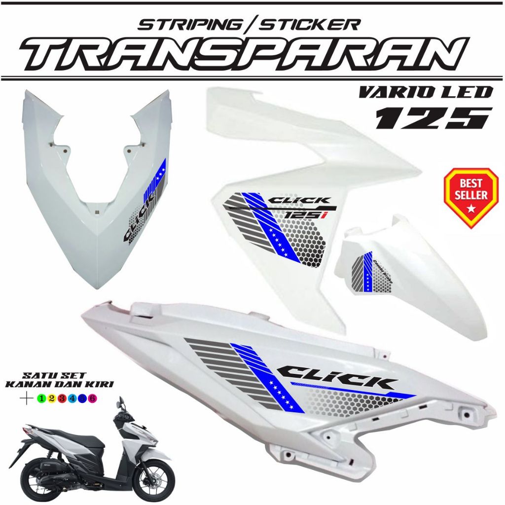 STRIPING CLICK VARIO LED 125 FI / STRIPING TRANSFARAN UV / STRIPING VARIO LED 125