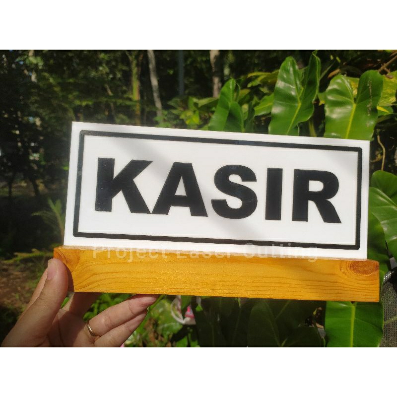 

STAND KASIR AKRILIK/TULISAN KASIR DI MEJA