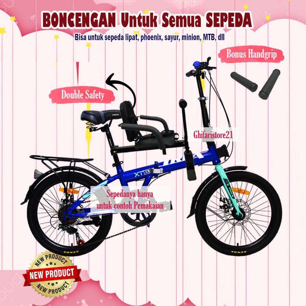 Kursi Bangku Jok Boncengan Bonceng Anak Sepeda Lipat Sepeda Gunung Sepeda Sayur
