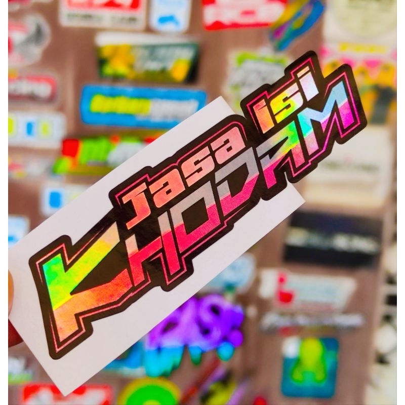 stiker motor / jasa isi khodam HOLOGRAM