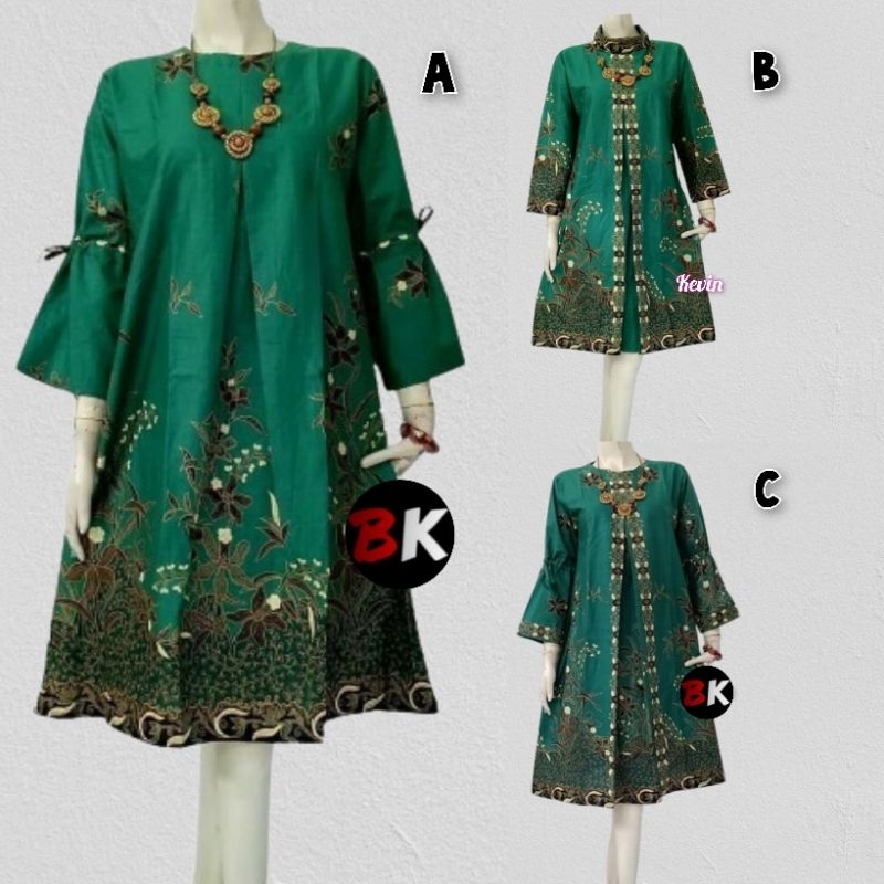 TUNIK BATIK BAJU ATASAN JUMBO BAJU PESTA